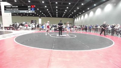 140 lbs Cons. Semis - Avrey Taylor, Arkansas Regional Training Center vs Dalilah Coyle, Amped Wrestling Club