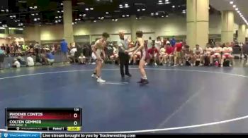 126 lbs Round 1 (10 Team) - Phoenix Contos, Genoa vs Colten Gemmer, MXW Gold