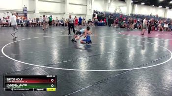 120 lbs Quarters & Wb (16 Team) - Russell Lloyd, Team Delaware vs Bryce Holt, Team Michigan Blue