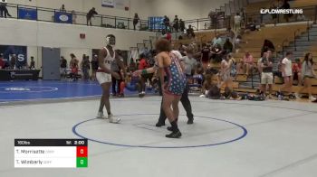 160 lbs Consolation - Tayon Wimberly, Coffee High School vs Tre Morrisette, Dobyns Bennett High School
