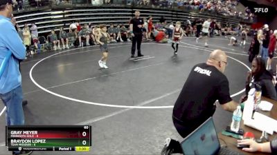 60 lbs Semis & 1st Wrestleback (8 Team) - Braydon Lopez, Team Missouri vs Gray Meyer, Minnesota Gold