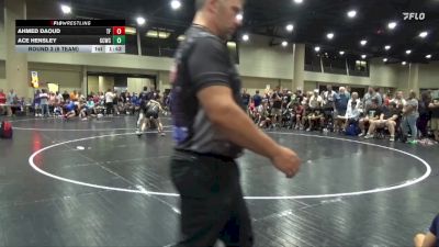 120 lbs Round 3 (6 Team) - Ace Hensley, Gulf Coast WC vs Ahmed Daoud, The Factory Wrestling