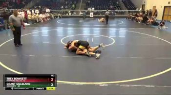 182 lbs Quarterfinals (8 Team) - Trey Bowkett, Richmond Hill HS vs Grant Gilleland, Creekview