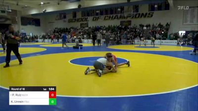 116 lbs Round Of 16 - Paul Ruiz, Buchanan vs Kel Unrein, Fruita Monument (CO)