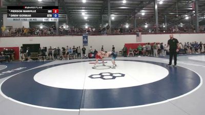 65 kg Cons. Quarters - Pierson Manville, Southwest Wrestling Club vs Drew Gorman, SERTC- TMWC