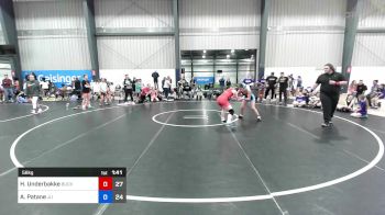 56 kg Quarterfinal - Helena Underbakke, Buckeye Girls National Team vs Alyssa Patane, Jersey United Purple