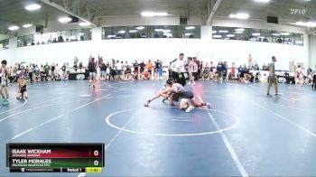 130 lbs Cons. Round 4 - Tyler Morales, Michigan Grappler RTC vs Isaak Wickham, Ashland Arrows