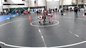 98 lbs Cons. Round 4 - Brayden Kintz, Pikes Peak Warriors Wrestling vs Keiley Mills, Kearney Matcats