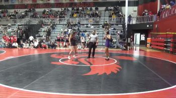 130 lbs 3rd Place Match - Carly Vogel, Western Dubuque vs Linda Diaz, Muscatine