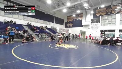 80-87 lbs Round 3 - Kohen Burton, Sting Wrestling Club vs Adrian Coleman, Wrightwood Wrestling Club