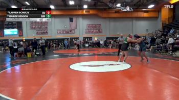 190 lbs Champ. Round 1 - Lauren Schulte, Cedar Rapids Jefferson vs Karise Benson, Dubuque Hempstead