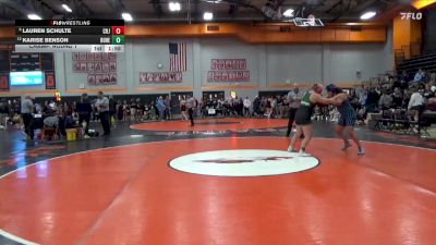 190 lbs Champ. Round 1 - Lauren Schulte, Cedar Rapids Jefferson vs Karise Benson, Dubuque Hempstead