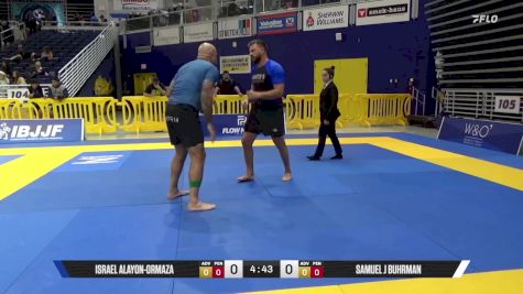 Samuel J Buhrman vs Israel Alayon-Ormaza 2025 Pan IBJJF Jiu-Jitsu No-Gi Championship