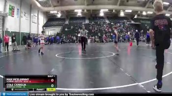 84 lbs Round 1 (6 Team) - Cole Caniglia, Nebraska Titans vs Max McElihinny, Kearney Matcats - Blue