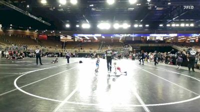 40 lbs Round 2 - Oliver Arwood, Woodland Wrestling vs Riley Stuart, Black Flag Wrestling Academy