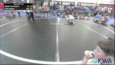 70 lbs Rr Rnd 1 - Emmett Alvarado, Comanche Takedown Club vs Cato Varela, Powerhouse Blue