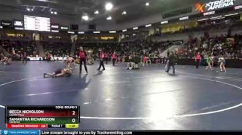 110 lbs Cons. Round 3 - Samantha Richardson, Spencer vs Becca Nicholson, Cedar Falls