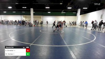 120 lbs Round Of 64 - Kobi Streeter, NE vs Mason Haines, MI