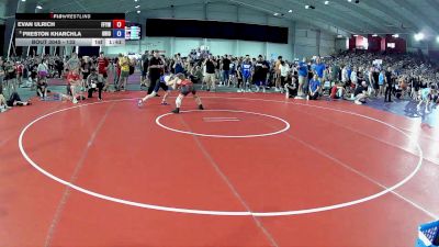 132 lbs Champ. Round 1 - Evan Ulrich, Freedom Fighters Youth Wrestling vs Preston Kharchla, Ohio