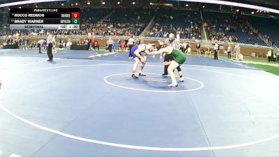 D3-190 lbs Semifinal - Rocco Redmon, Dundee vs Brady Warner, Napoleon