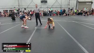 100 lbs Round 3 (4 Team) - Jack Famularo, Grit Mat Club vs Brett Alexander, Mat Warriors Red