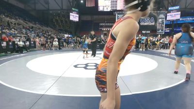 95 lbs Cons. Rd Of 32 - Aubrey Reynolds, Arkansas vs Leivelle Alejado, Hawaii