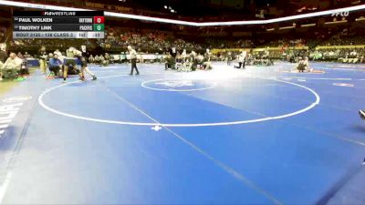 138 Class 3 lbs Cons. Round 1 - Paul Wolken, Raytown vs Timothy Link, Pacific