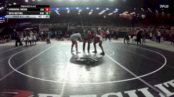 155 lbs 1st Place Match - Christal Desir, Forest Hill vs Mya Bethel, North Miami