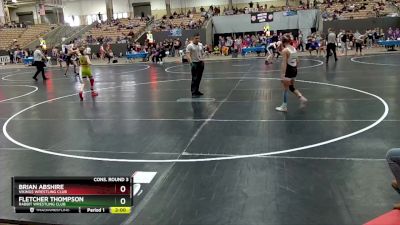 80 lbs Cons. Round 3 - Fletcher Thompson, Rabbit Wrestling Club vs Brian Abshire, Vikings Wrestling Club