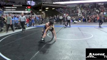 100 lbs Champ. Round 1 - Jordan Gentry, Lawrence Elite vs Tanner Totty, Topeka Blue Thunder