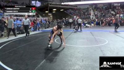 100 lbs Champ. Round 1 - Jordan Gentry, Lawrence Elite vs Tanner Totty, Topeka Blue Thunder