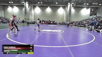 106 lbs Quarterfinal - Cole Caniglia, Creighton Preparatory School vs Kaison Schreier, Fort Osage