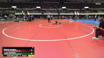 National 92-99 lbs Semifinal - Bruce Hassell, Williamsburg Wrestling Club vs Luke Bunting, Poquoson Athletic Association