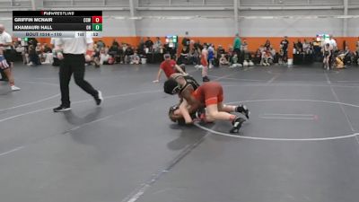 110 lbs Semifinal - Khamauri Hall, Ohio Heroes vs Griffin McNair, Capital City Wrestling