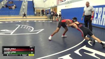 125 lbs Placement Matches (8 Team) - Damien Lopez, Santa Ana vs Denzel Ayala, Palomar