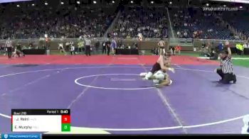 D3-160 lbs Cons. Round 1 - Jon Reini, Hazel Park vs Elijah Murphy, Freeland