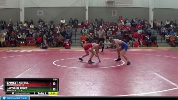 125 lbs Finals (2 Team) - Jacob Blawat, Muskegon CC vs Emmett Kettel, Olivet College