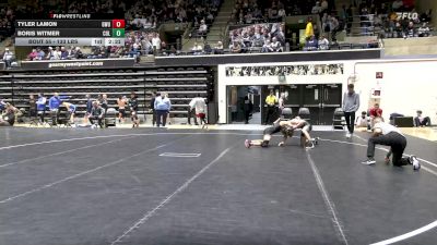 133 lbs Consi Of 8 #1 - Tyler Lamon, Gardner-Webb vs Boris Witmer, Columbia