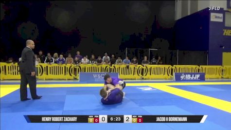 Jacob H Bornemann vs Henry Robert Zachary 2025 Pan IBJJF Jiu-Jitsu No-Gi Championship