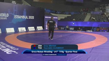 51 kg 1/4 Final - Artur Broyan, Armenia vs Husniddin Ulugbekov, Turkmenistan