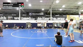 108 lbs Rr Rnd 3 - Hunter Webster, Blue Knights Alpha vs Brayden Borst, Homegrown Black - HSC