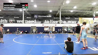 108 lbs Rr Rnd 3 - Hunter Webster, Blue Knights Alpha vs Brayden Borst, Homegrown Black - HSC