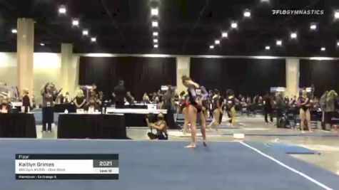 Kaitlyn Grimes - Floor, BIG Gym #1205 - Ohio State - 2021 USA Gymnastics Development Program National Championships