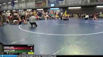 95 lbs Placement Matches (16 Team) - Jaxon Lane, Backyard Brawlers vs Kaden Clark, Alabama Elite Gold