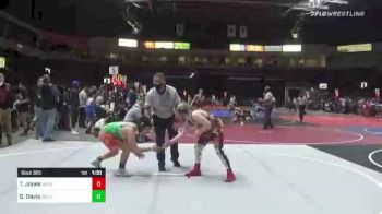 130 lbs Rr Rnd 2 - Treygan Jones, Western Slope Elite vs Satoshi Davis, Gold Rush