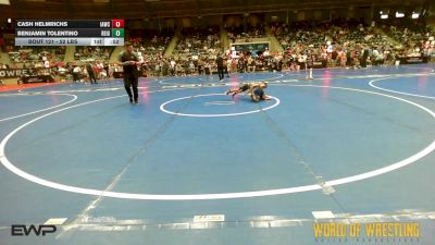 52 lbs Consi Of 16 #2 - Cash Helmrichs, Immortal Athletics WC vs Benjamin Tolentino, Reign WC