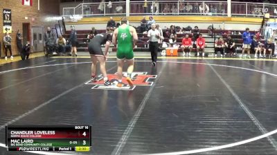 197 lbs Quarterfinal - Chandler Loveless, North Idaho College vs Mac Laird, Big Bend Community College