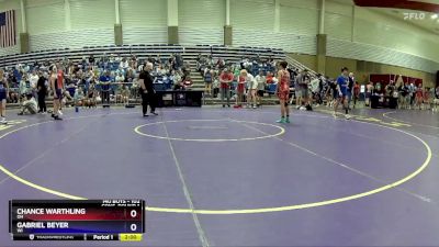 102 lbs Cons. Round 1 - Chance Warthling, OH vs Gabriel Beyer, WI