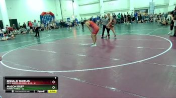 190 lbs Round 5 (8 Team) - Mason Ruff, Morris Fitness vs Ronald Thomas, S.E.O. Wrestling Club- Blue