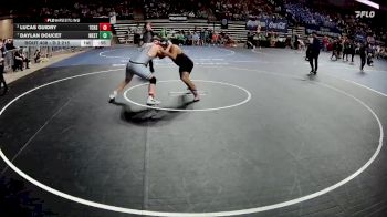 D 2 215 lbs Cons. Round 5 - Daylan Doucet, Westgate vs Lucas Guidry, Teurlings Catholic